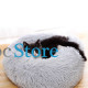 Лежак пуфик для котов собак круглый 552201 S Grey