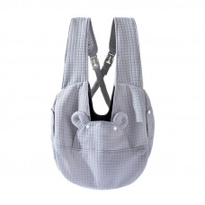 Нагрудная сумка-переноска для котов и собак 2307MSML1185 кенгуру Gray