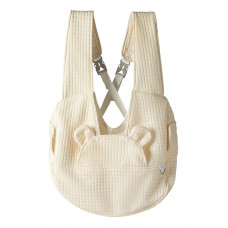 Нагрудная сумка-переноска для котов и собак 2307MSML1185 кенгуру White