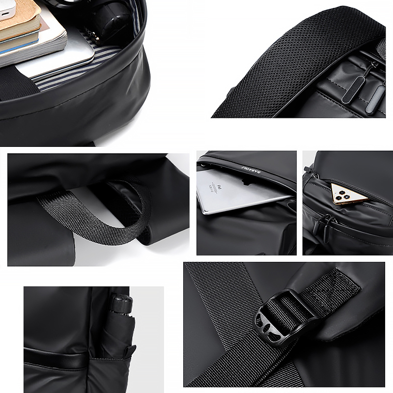 Рюкзак городской 2205 для ноутбука 15" водонепроницаемый 20-35 л Dark Gray