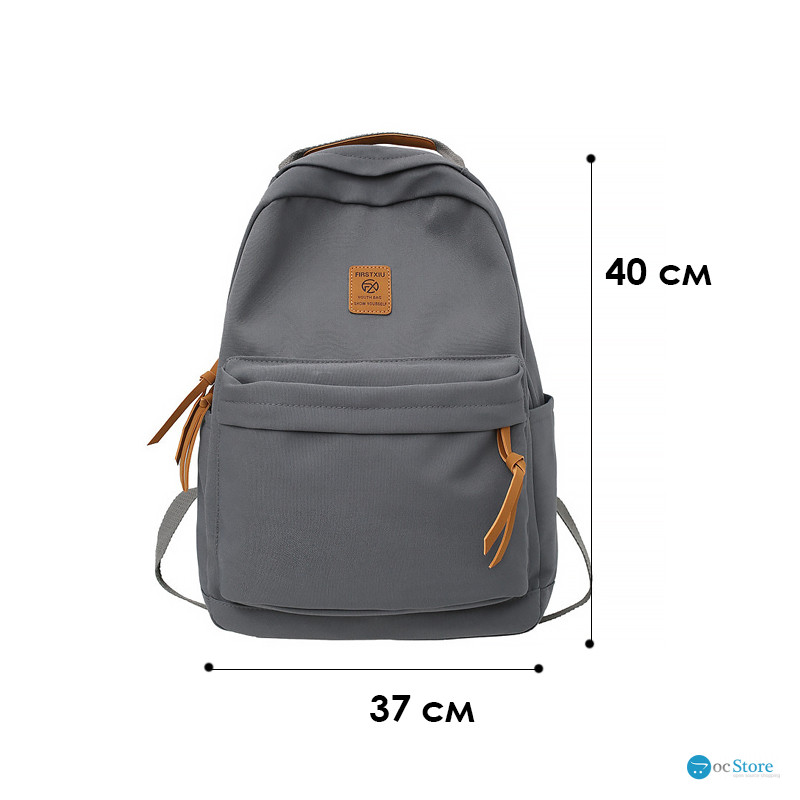 Рюкзак подростковый 81227 с карманом для ноутбука 20L Gray