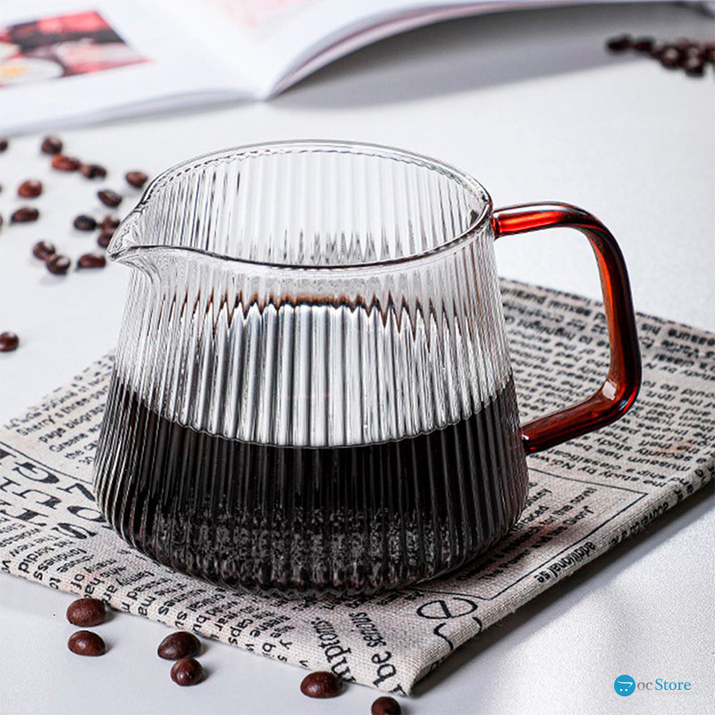 Сервер Ecocoffeetools B360580 графин для приготовления кофе заварник для пуровера стеклянный 360 мл