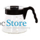 Сервер Ecocoffeetools S600 600 мл графин для приготовления кофе заварник для пуровера стеклянный Black