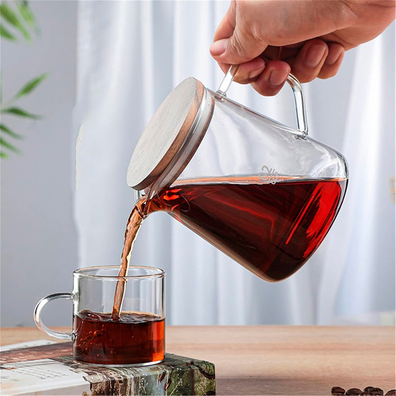 Сервер Ecocoffeetools S900 графин для приготовления кофе заварник для пуровера стеклянный 500 мл