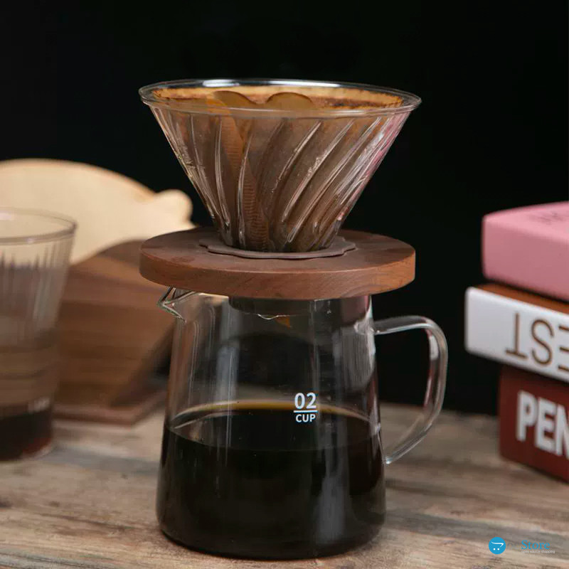 Сервер Ecocoffeetools S900 графин для приготовления кофе заварник для пуровера стеклянный 500 мл