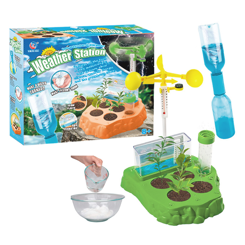 Научный игровой набор Weather Station TXX-037 выращивание растений и эксперименты растительный лабиринт биологическая посадка семян