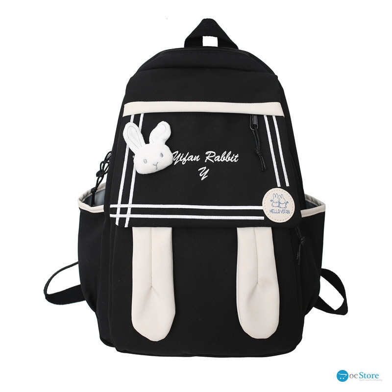 Рюкзак подростковый 21727 Зайка 20L Black