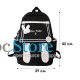 Рюкзак подростковый 21727 Зайка 20L Black