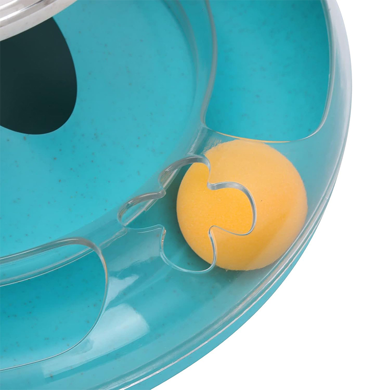 Игрушка для кошек DT312 игровой комплекс с шариками Mint Green