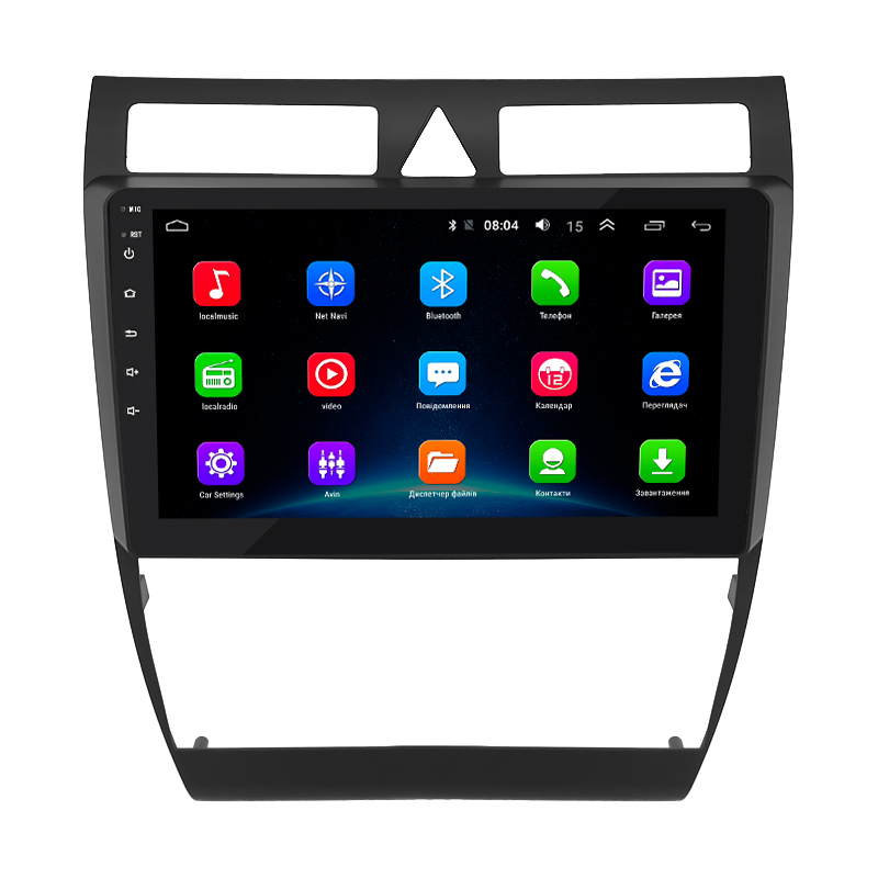 Штатная магнитола Lesko для Audi A6 II (C5) 1997-2001 экран 9" 2/32Gb Wi-Fi GPS Base