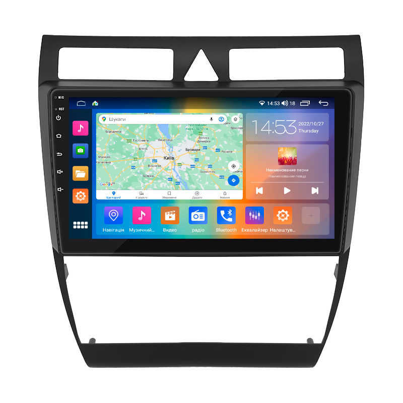 Штатная магнитола Lesko для Audi RS 6 I (C5) 2002-2006 экран 9" 2/32Gb CarPlay 4G Wi-Fi GPS Prime