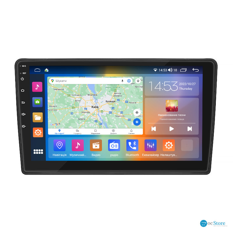 Штатная магнитола Lesko для Citroen Berlingo II Рестайлинг 2012-2015 экран 9" 4/64Gb CarPlay 4G Wi-Fi GPS Prime