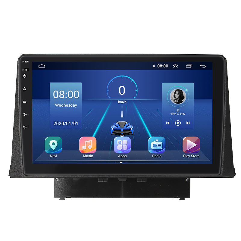 Штатная магнитола Lesko для Citroen Berlingo III 2018-н.в. экран 10" 4/32Gb 4G Wi-Fi GPS Top