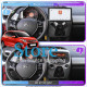 Штатная магнитола Lesko для Citroen C1 II 2014-н.в экран 10" 4/64 QLED CarPlay 4G Wi-Fi GPS 360 Prime