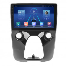 Штатная магнитола Lesko для Citroen C1 II 2014- экран 10" 4/64Gb 4G Wi-Fi GPS Top