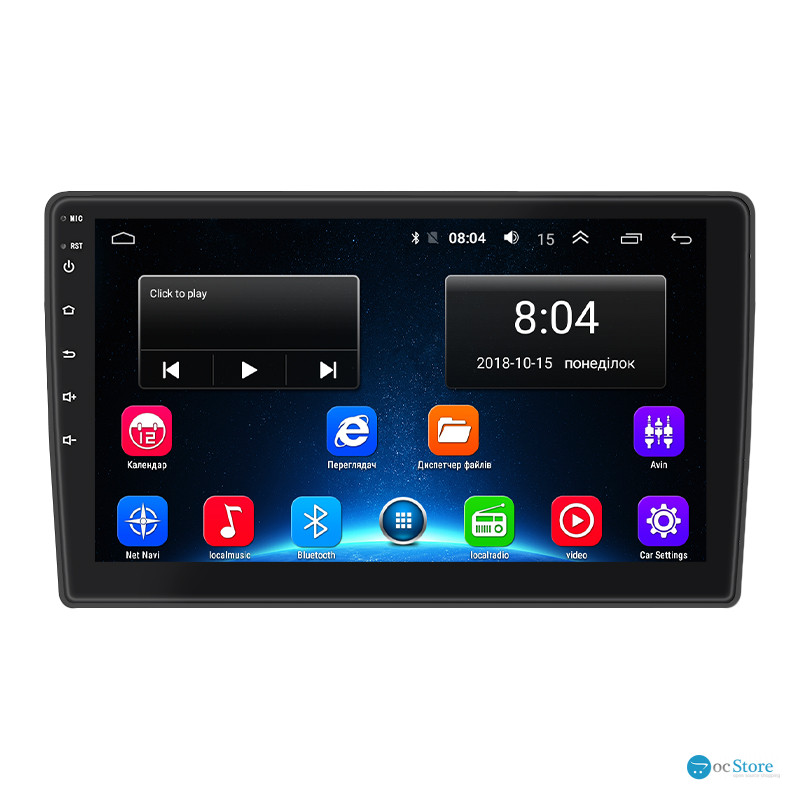 Штатная магнитола Lesko для Citroen C2  2003-2009 экран 9" 2/32Gb Wi-Fi GPS Base