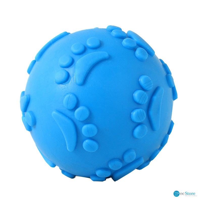 Игрушка Мяч DT1149 жевательный резиновый для Собак D:6,0 см Blue