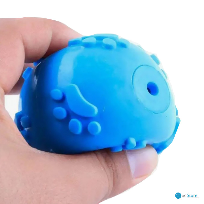 Игрушка Мяч DT1149 жевательный резиновый для Собак D:6,0 см Blue