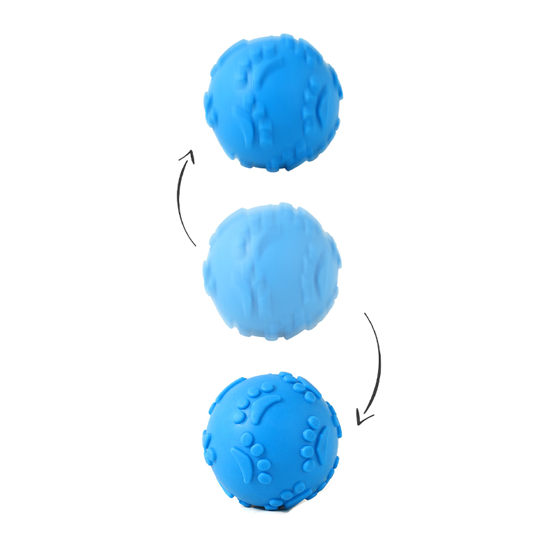 Игрушка Мяч DT1149 жевательный резиновый для Собак D:6,0 см Blue