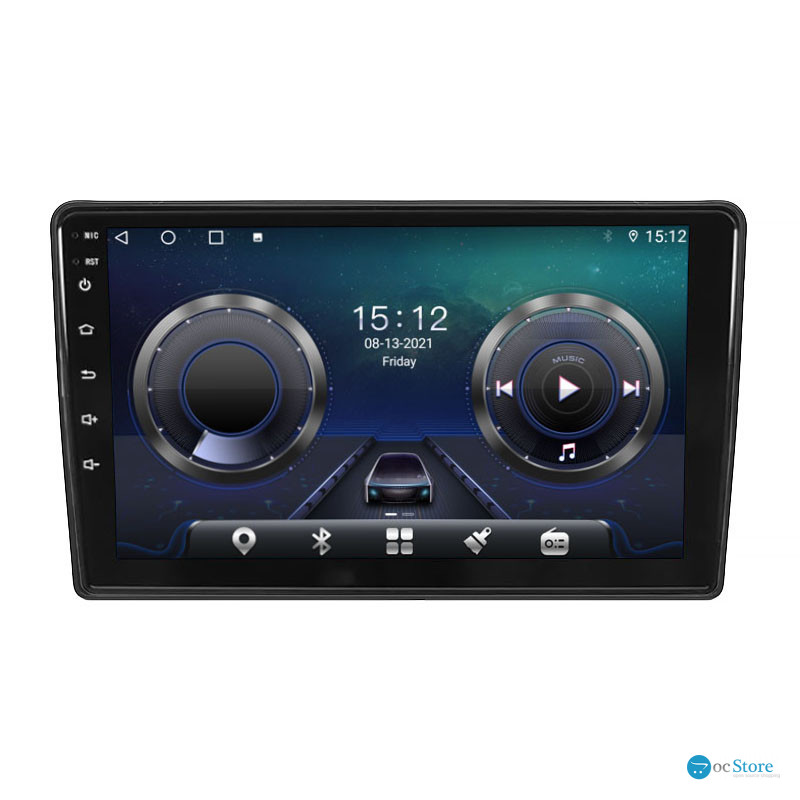 Штатная магнитола Lesko для Citroen C3 I 2002-2006 экран 9" 4/32Gb 4G Wi-Fi GPS Top