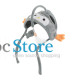 Игрушка шапочка дразнилка DT-569 для кошек Gray Penguin