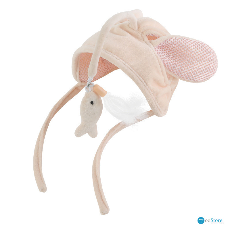 Игрушка шапочка дразнилка DT-569 для кошек Pink Rabbit