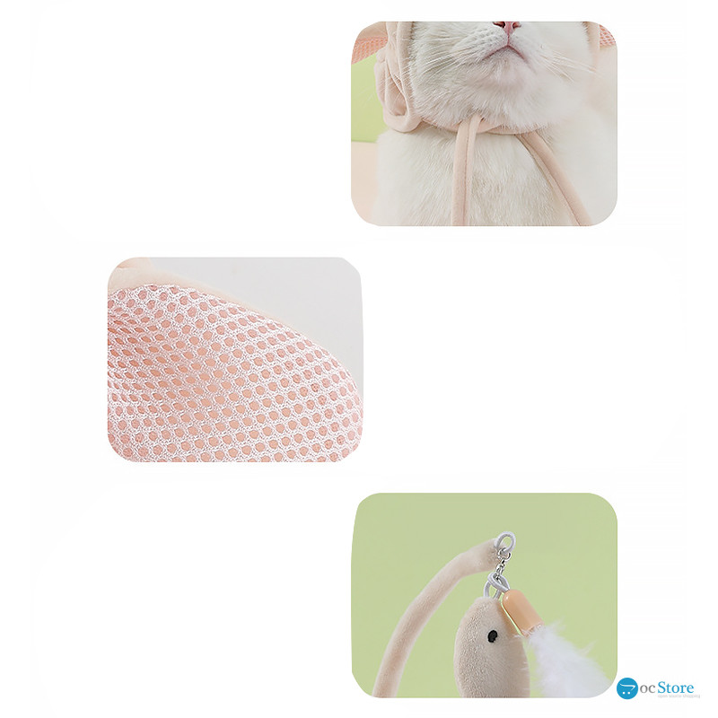 Игрушка шапочка дразнилка DT-569 для кошек Pink Rabbit
