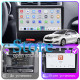 Штатная магнитола Lesko для Citroen C4 II 2010-2016 экран 10" 4/64 QLED CarPlay 4G Wi-Fi GPS 360 Prime