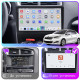 Штатная магнитола Lesko для Citroen C4 II 2010-2016 экран 10" 4/64 QLED CarPlay 4G Wi-Fi GPS 360 Prime