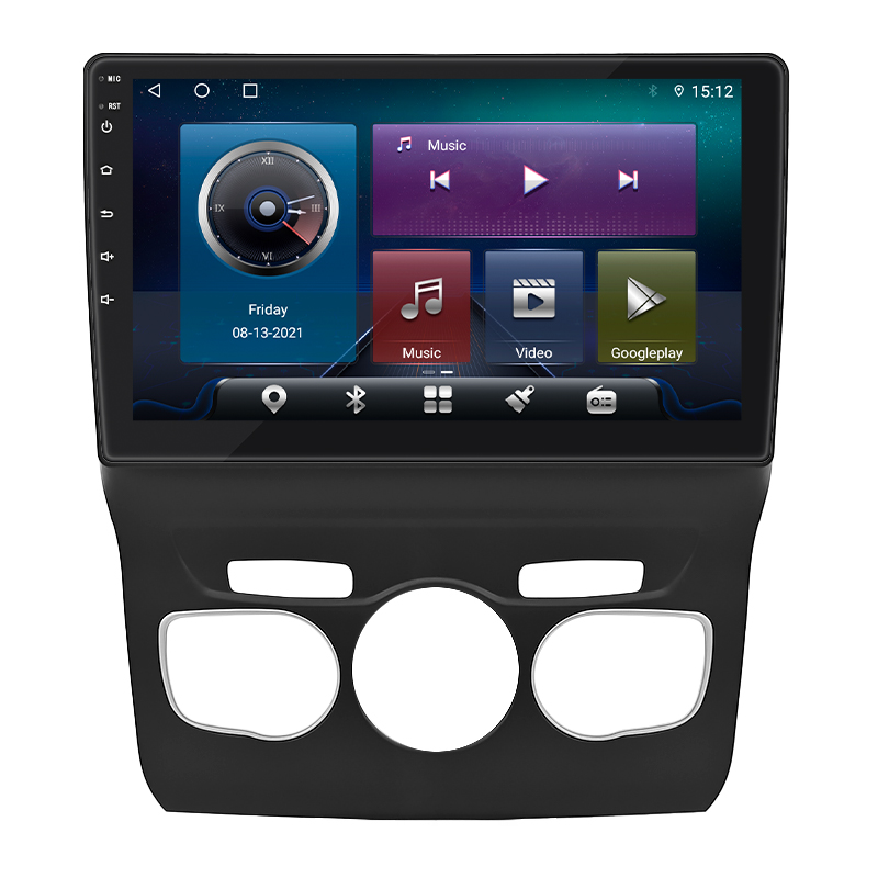 Штатная магнитола Lesko для Citroen C4 II 2010-2016 экран 10" 4/64Gb 4G Wi-Fi GPS Top