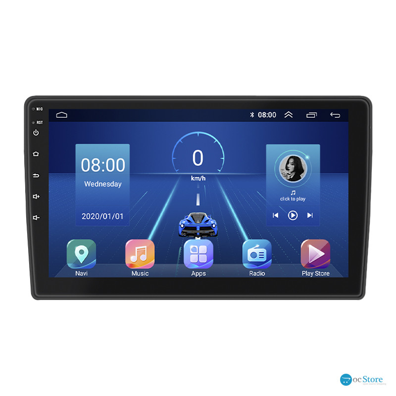 Штатная магнитола Lesko для Citroen C5 II 2008-2016 экран 10" 2/32Gb 4G Wi-Fi GPS Top