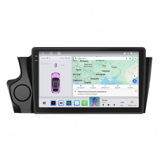 Штатная магнитола Lesko для Citroen DS5 Manual AC 2012-2015 экран 9" 4/64 QLED CarPlay 4G Wi-Fi GPS 360 Prime