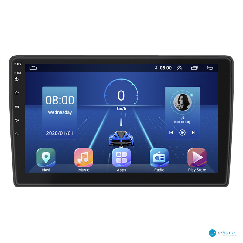 Штатная магнитола Lesko для Citroen Jumpy II 2007-2012 экран 9" 4/32Gb 4G Wi-Fi GPS Top