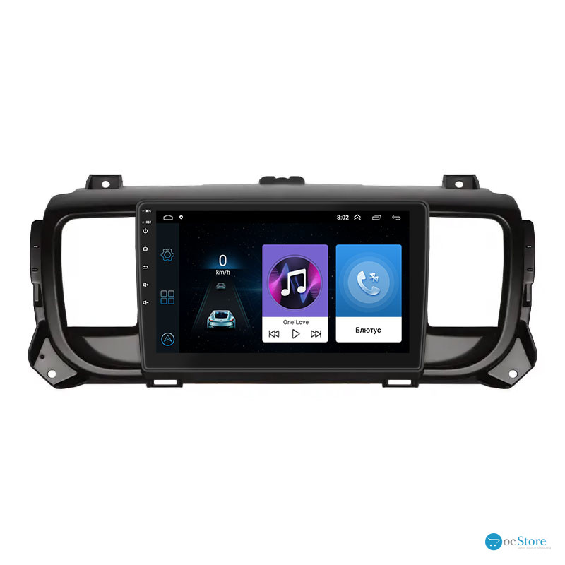 Штатная магнитола Lesko для Citroen Jumpy III 2016-н.в. экран 9" 1/16Gb Wi-Fi GPS Base