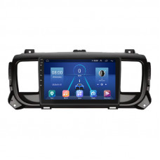 Штатная магнитола Lesko для Citroen Jumpy III 2016-н.в. экран 9" 4/64Gb 4G Wi-Fi GPS Top