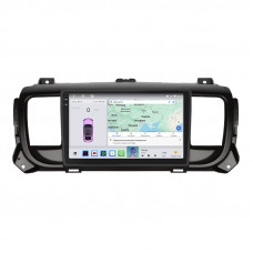 Штатная магнитола Lesko для Citroen SpaceTourer I 2016-н.в. экран 9" 4/64 QLED CarPlay 4G Wi-Fi GPS 360 Prime