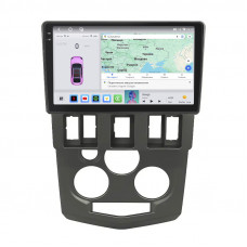 Штатная магнитола Lesko для Dacia Logan I 2004-2012 экран 9" 4/64 QLED CarPlay 4G Wi-Fi GPS 360 Prime