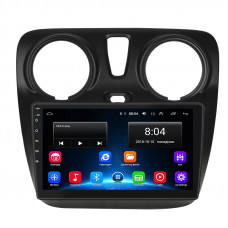 Штатная магнитола Lesko для Dacia Sandero II Рестайлинг ver 2 2016-2020 экран 9" 2/32Gb Wi-Fi GPS Base