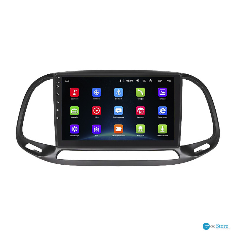 Штатная магнитола Lesko для Fiat Doblo II Рестайлинг 2015-н.в. экран 9" 2/32Gb Wi-Fi GPS Base
