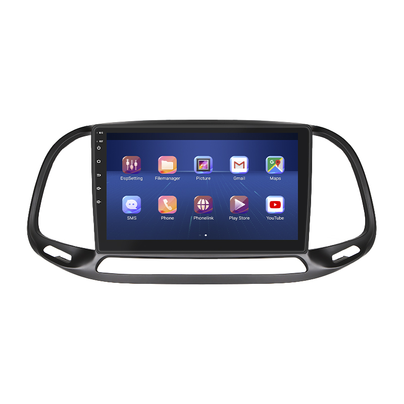 Штатная магнитола Lesko для Fiat Doblo II Рестайлинг 2015-н.в. экран 9" 4/32Gb 4G Wi-Fi GPS Top