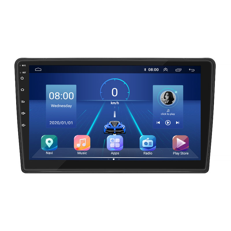 Штатная магнитола Lesko для Fiat Scudo II 2007-2016 экран 9" 2/32Gb Wi-Fi GPS Base