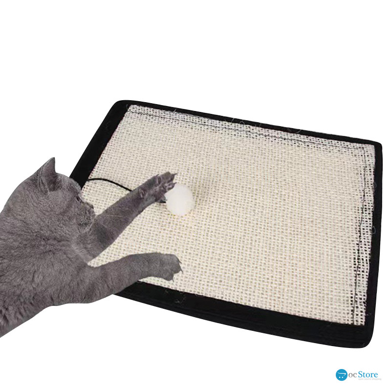 Коврик-дряпка для кота SY-2023-1206 на диван защита от царапин Gray 71*30*1 см