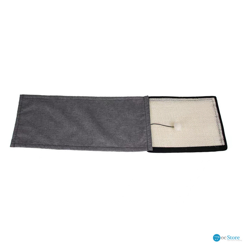 Коврик-дряпка для кота SY-2023-1206 на диван защита от царапин Gray 71*30*1 см