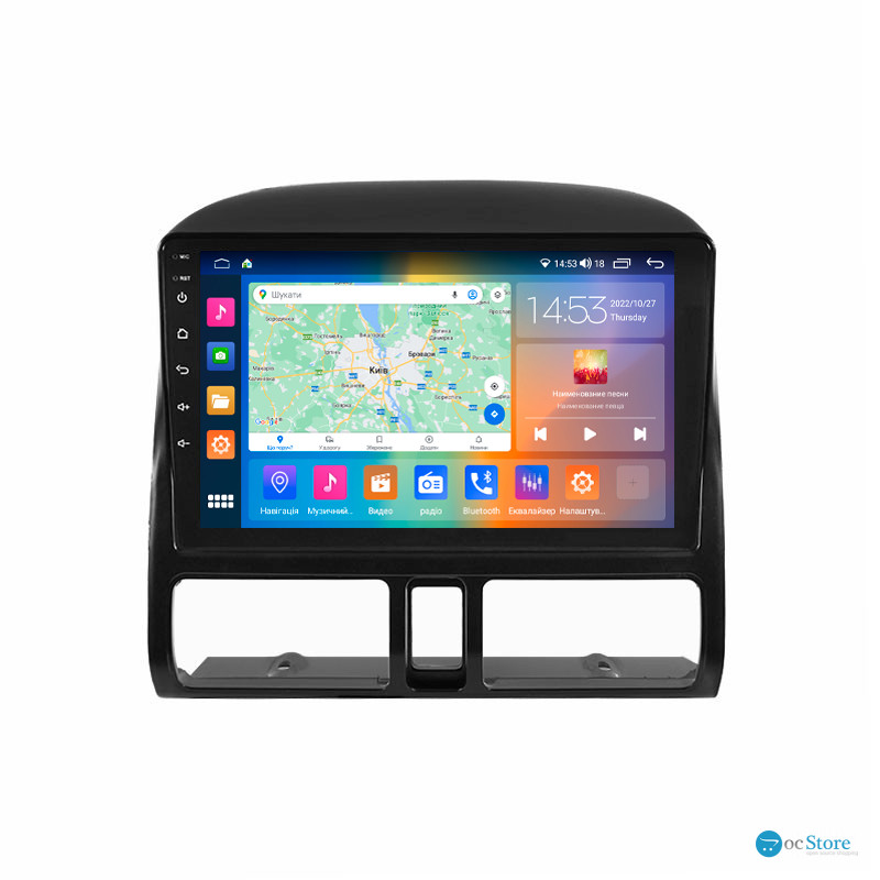 Штатная магнитола Lesko для Honda CR-V II 2001-2004 экран 9" 2/32Gb CarPlay 4G Wi-Fi GPS Prime