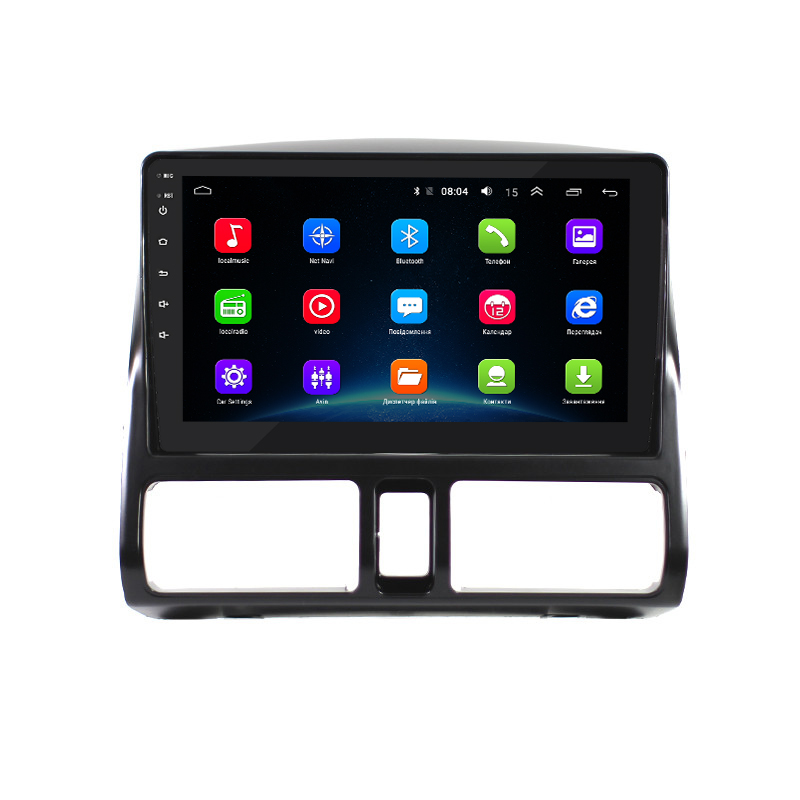 Штатная магнитола Lesko для Honda CR-V II Рестайлинг 2004-2006 экран 9" 2/32Gb Wi-Fi GPS Base