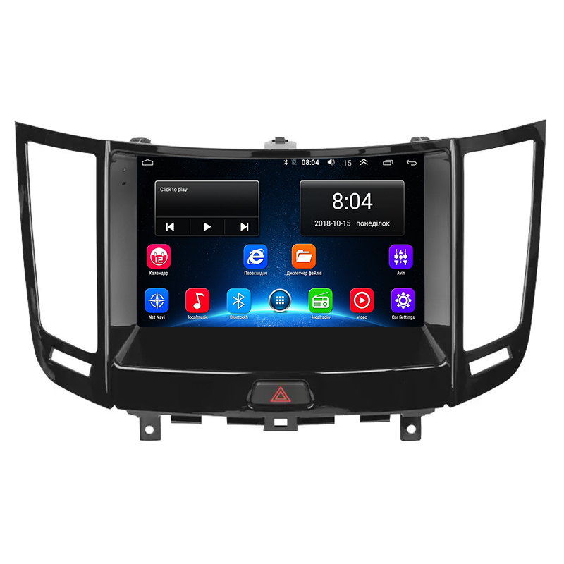 Штатная магнитола Lesko для Infiniti G IV 2006-2013 экран 9" 2/32Gb Wi-Fi GPS Base