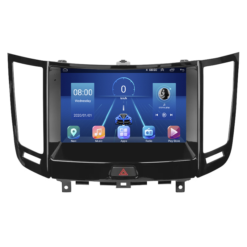 Штатная магнитола Lesko для Infiniti G IV 2006-2013 экран 9" 4/32Gb 4G Wi-Fi GPS Top