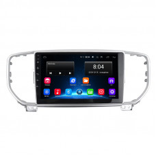 Штатная магнитола Lesko для Kia Sportage IV ver 2 2016-2018 экран 9" 2/32Gb Wi-Fi GPS Base