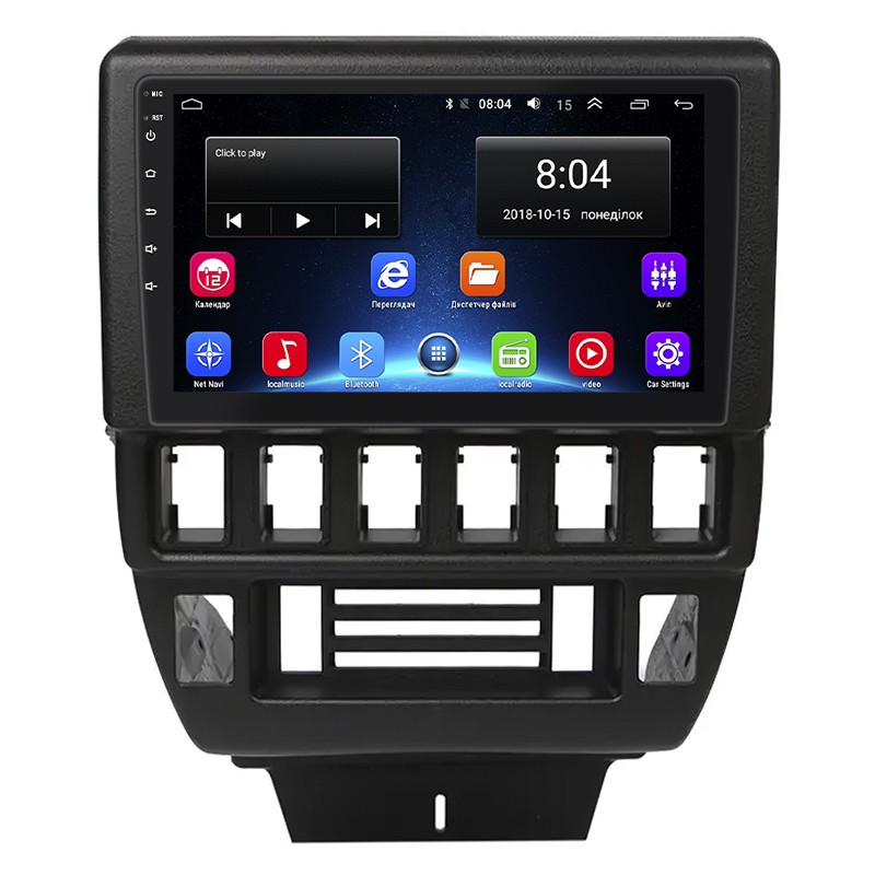 Штатная магнитола Lesko для LADA (ВАЗ) 2131 (4x4) I 1993-2019 экран 9" 2/32Gb Wi-Fi GPS Base