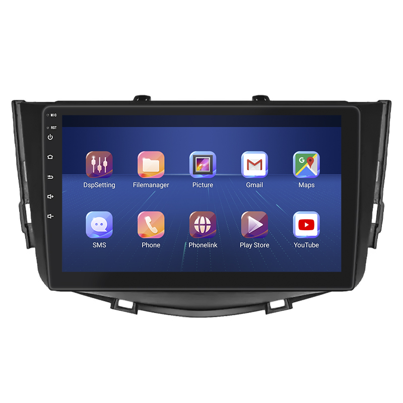 Штатная магнитола Lesko для Lifan X60 I Рестайлинг 2015-2016 экран 9" 2/32Gb 4G Wi-Fi GPS Top